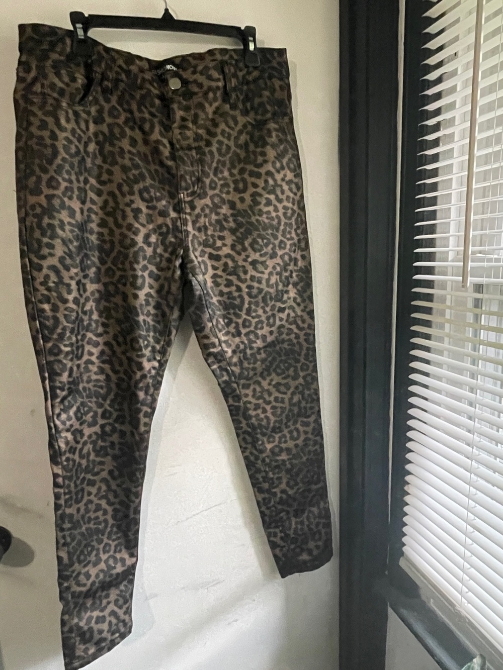 Faux leather pants 2x size